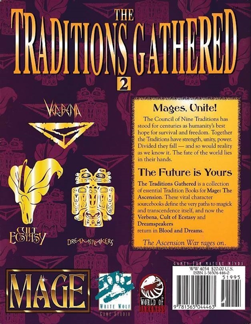 Mage the Ascension - The Traditions Gathered 2 - Blood and Dreams (B Grade) (Genbrug)